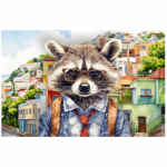 Bolster Cushion Hipster Animals