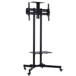 Zs - Mobile Tv Trolley Stand Cart With Wheels