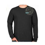 Men's Cotton lycra Long Sleeve T-Shirt - Grey XXL