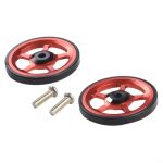 Aluminum Folding For Bike Wheel For 60MM Sealed Bearing Lightweight Replacement Wheel With For Cnc-cut Alloy 2-PACK 6MM Shaft 22