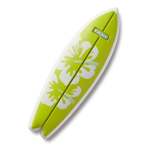 Hibiscus Surf Board Jibbitz - Multi Osfa