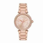 Parker Three-hand Rose Gold-tone Stainless Steel Woman's Watch MK7286