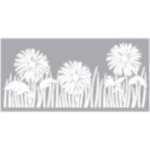Stencil Daisy Grass Border