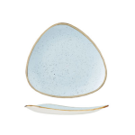 Churchill Duck Egg Blue Triangle Plate 31.1CM - Set Of 6 - 31.1 Cm