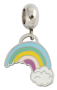 Stainless Steel European Charm - Rainbow