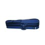 1372EBU Shaped Violin Case 1/2 Blue