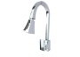 Devario M Line Kitchen Tap With Pull Out Top - Silver