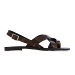 Strappy Sandals -dark Brown