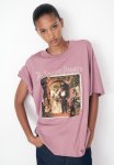 Oversized Printed T-Shirt - Pink the Smashing Pumpkins