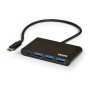 Connect 4-IN-1 Usb-c Hub With Power Black