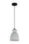 Eurolux Charlotte Pendant 190MM Wht/wood