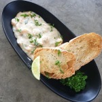 Creamy Garlic Prawns