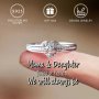 925 Sterling Silver Ring 14K Gold Plated Trendy Heart Design Paved Shining Zirconia Symbol Of Beauty And Romance High Quality Jewelry With Gift Box