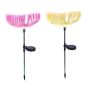 Solar Lights Outdoor Decorative 7 Color Changing Garden Stake Light