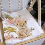 Changing Mat Cover Simple Safari Beige Splash Set