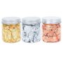 Craft Imitation Gold Sliver Copper Foil Sequins Glitters Craft Set Of 3