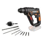 Worx 20V Cordless H3 Compact Rotary Hammer 3-IN-1 Sds 1.2J Tool Only