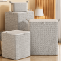 Clothes Storage Bag: Quilted Moving Storage Box For Home Bedroom Organization - Large Capacity 110L/29.06Gal