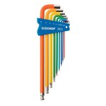 GEDORE Allen Key Set Colour Coded 9PCS