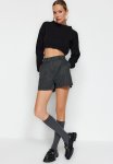 Regular Fit Woven Shorts - Anthracite