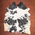 Aas Grade Cow Hide 070 Black white XL - Extra Large Black white Speckled