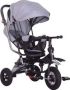 Trendsetter 5 In 1 Canopy Kids Tricycle Ages 1-6 Grey