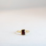 Emerald Cut - Small - Garnet Large
