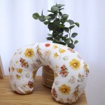 Feeding Pillow Cover Rustic Flower