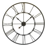 Cut Out Wall Clock - Black