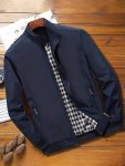 Outdoor Soft-shell Jacket For Men - Casual And Solid With Convenient Zipper Pocket
