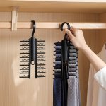 1PC Tie Organizer Belt Organizer Multi-functional Tie Scarf Hanger Scarf Tie Hanger Suitable For Organizing And Storing 27.94 12
