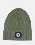 Ben Sherman Targy Rib Olive Beanie - One Size Fits All Green