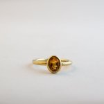 Oval Medium - Citrine - Small
