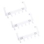 Hanging Standing Towel Rack Over Door 3P Over-door Hook 6X3 Coat Hooks