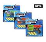 Gun Foam Dart Bright 21CM 6PC Asstd