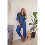 Jo Denim Barrel Pants - Large