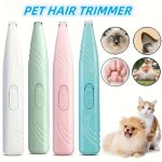 Quiet Cordless Dog Paw Trimmer - Electric Pet Grooming Scissors For Claws Eyes Ears & Face Hair