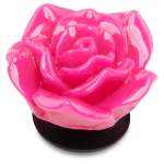 Acrylic Pink Rose Jibbitz - Multi Osfa