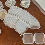 Clear Plastic Jewelry Organizer Set - 6 10 20PCS Perfect For Earring & Necklace Storage And Organization Durable Small Square Bo