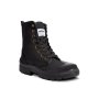 Black Canvas Security Boot Soft Toe UK Size 7