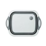 Foldable Cutting Board Washing Bowl & Draining Basket