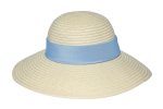 Womens Meridian Hat Tau Collection In Cream Blue - Cream Blue 61 Cm