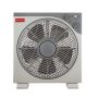 Desk Plastic Box Fan 5 Blades White Motor Power 40W