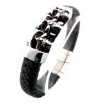 Men's "affliction" Leather Bracelet - 20 Cm