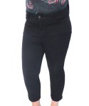 Ladies Juliet Denim Capri - 54 Black