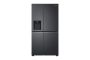 LG A+ Matte Black Steel 617L Door-in-door Side-by-side Fridge With Uvnano
