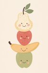 Fruit Tower - Wall Art Print - A1
