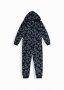 Printed Fleece Onesie