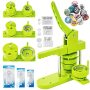 Pin Maker Button Maker Machine Pin Maker Machine Kit Includes 300PCS Pins 25/32/58MM 1/1.25/2.25 Inch 3 Circle Paper Cutters Diy Button Pin Make