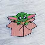 Baby Yoda In A Box Patch